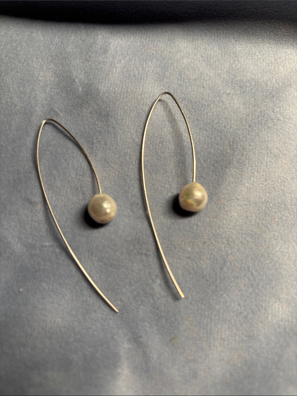 Chan Luu Michelle Pearl Earrings Silver